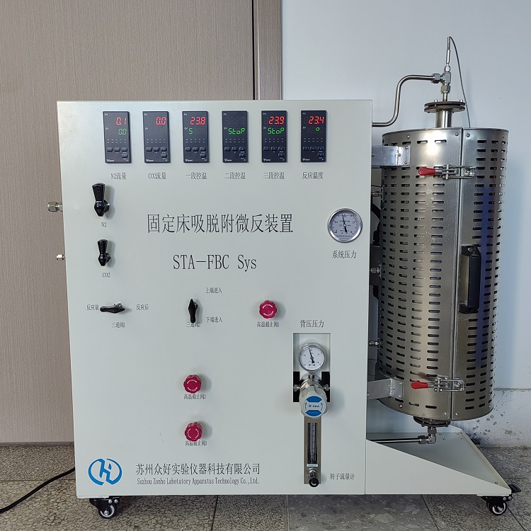 二氧化碳固定床吸脫附微反裝置